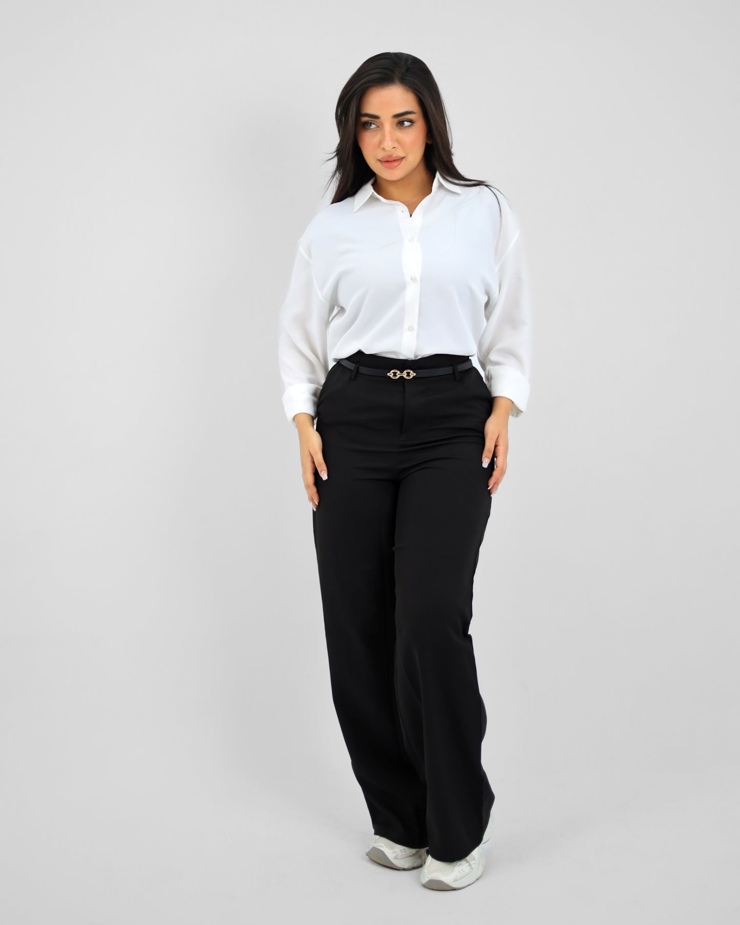Straight Leg Black Pant