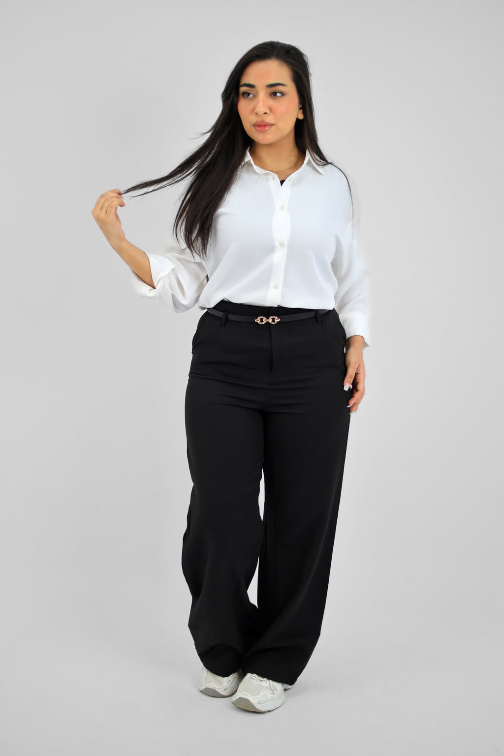 Straight Leg Black Pant
