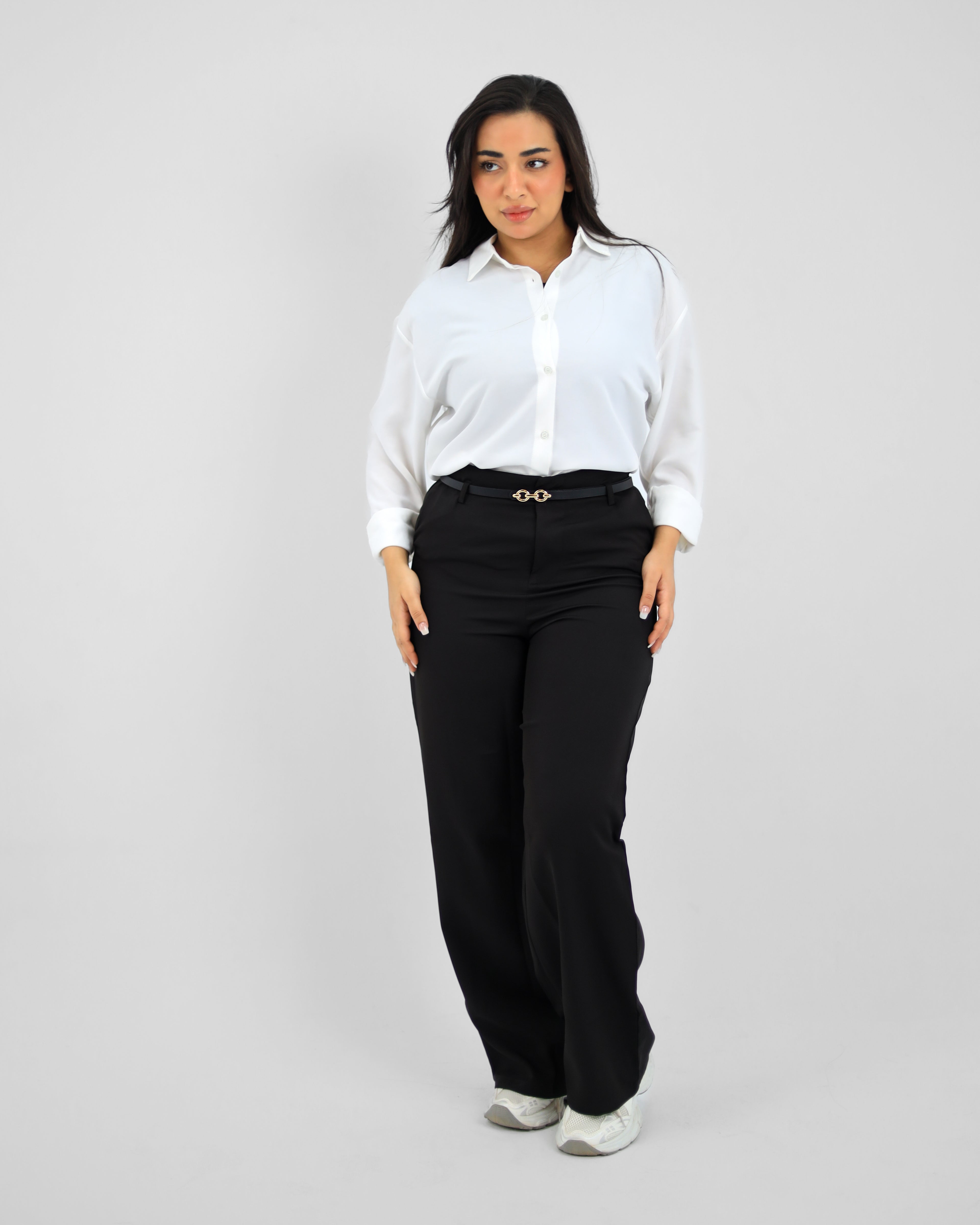 Straight Leg Black Pant