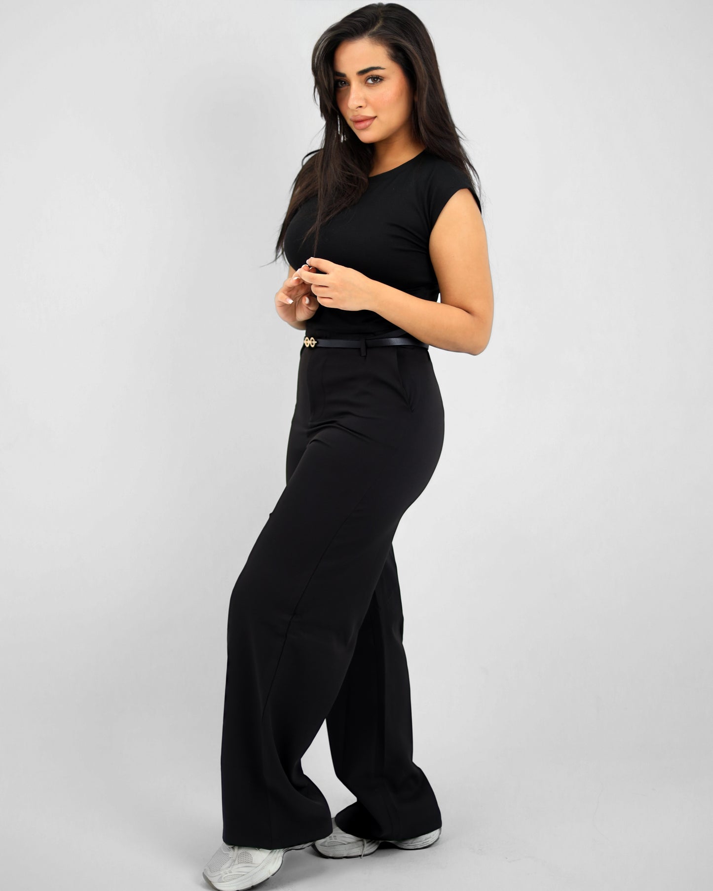 Straight Leg Black Pant