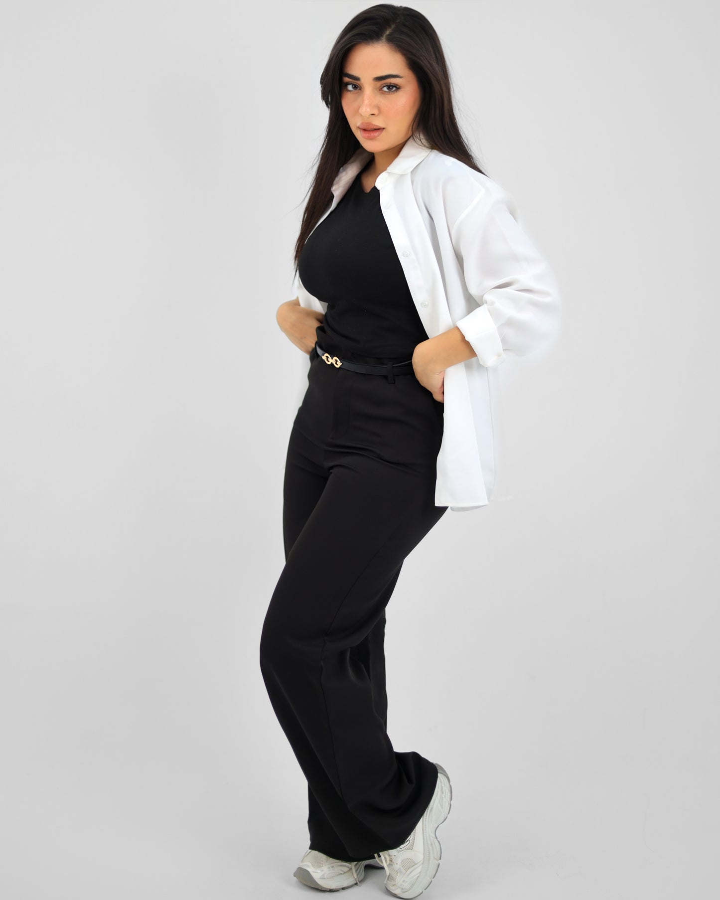 Straight Leg Black Pant