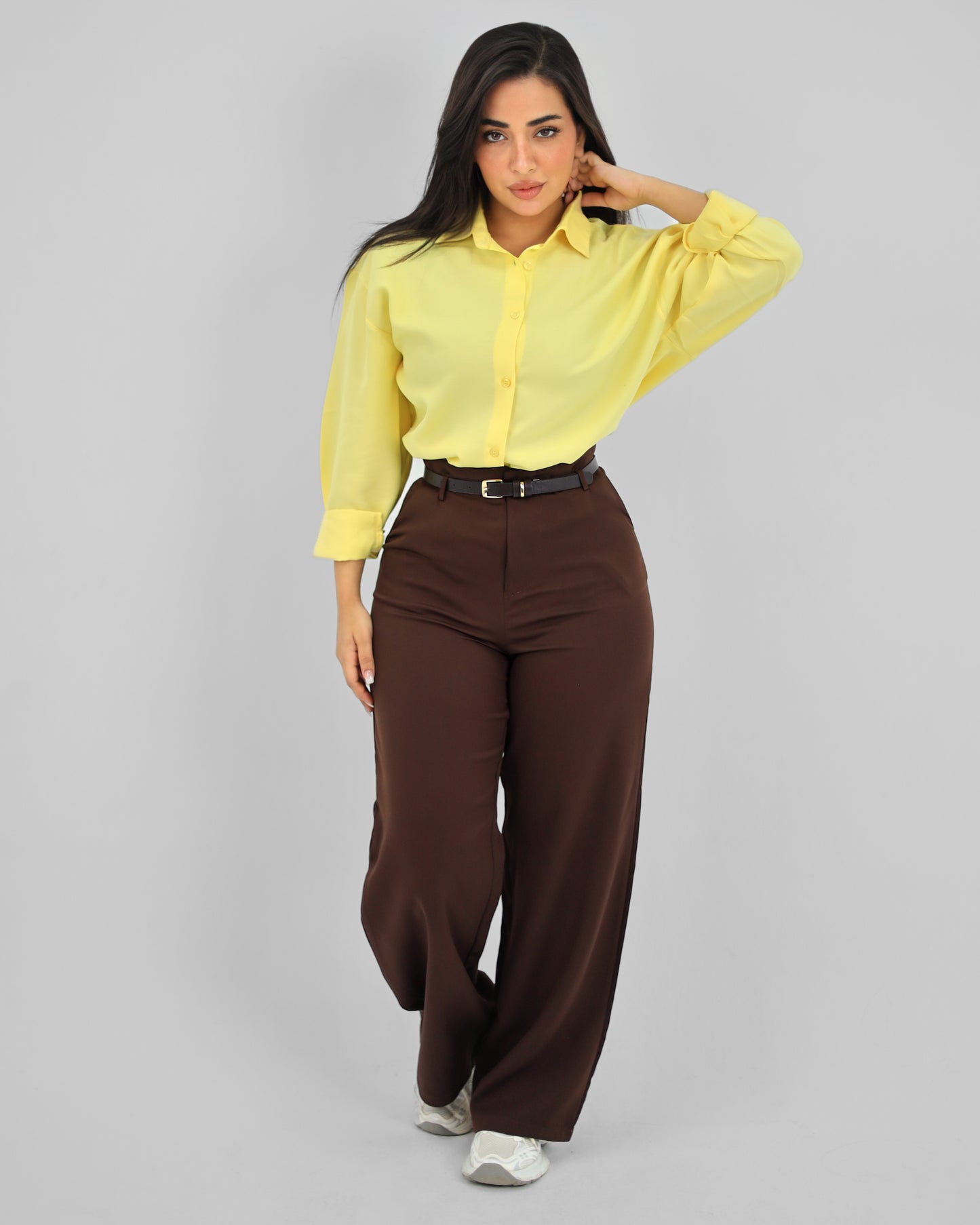 Oversize Butter Yellow Shirt