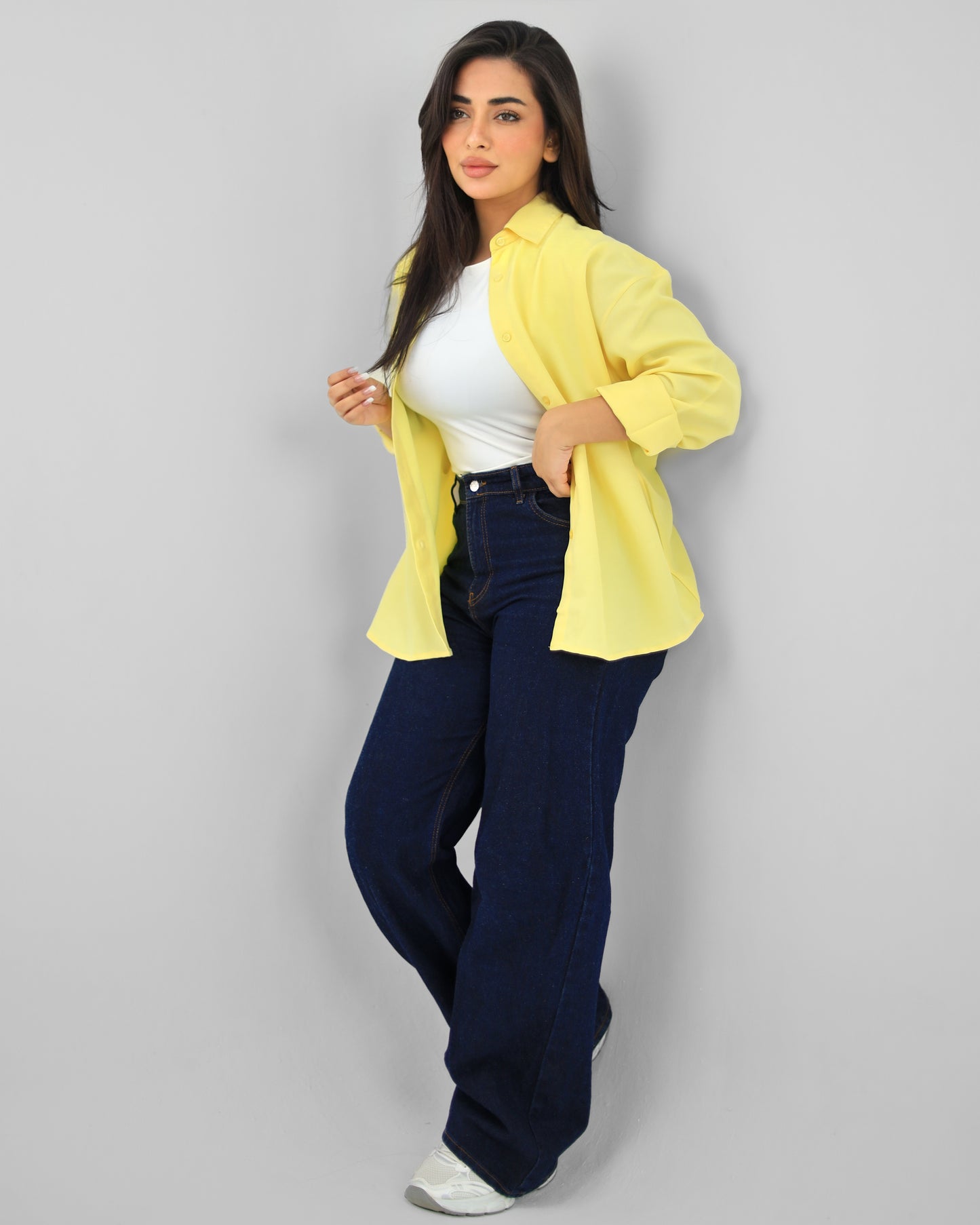 Oversize Butter Yellow Shirt