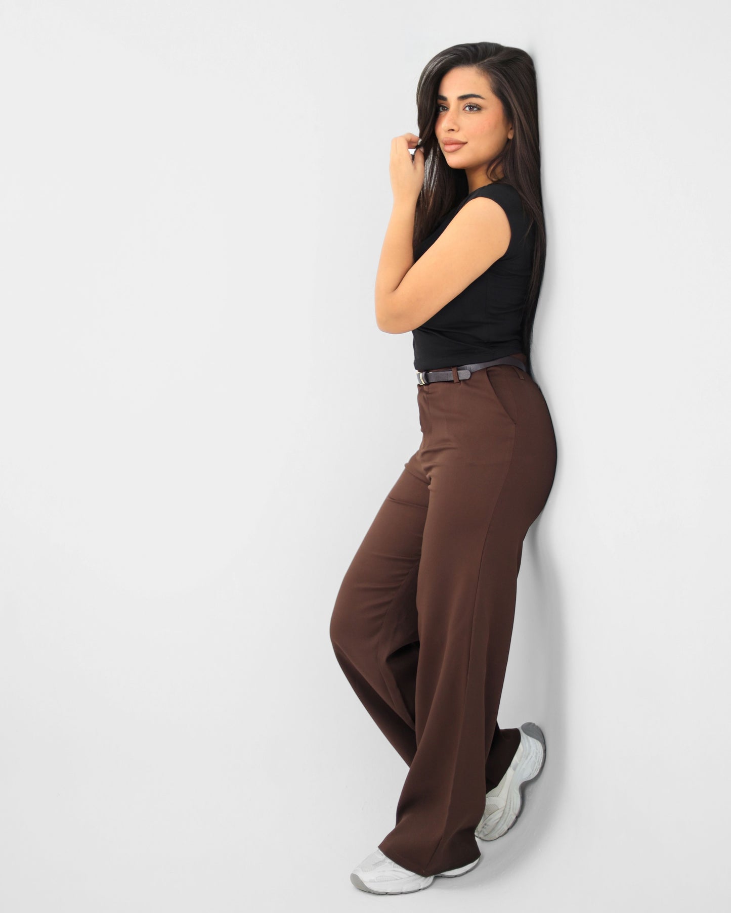 Straight Leg Brown Pant